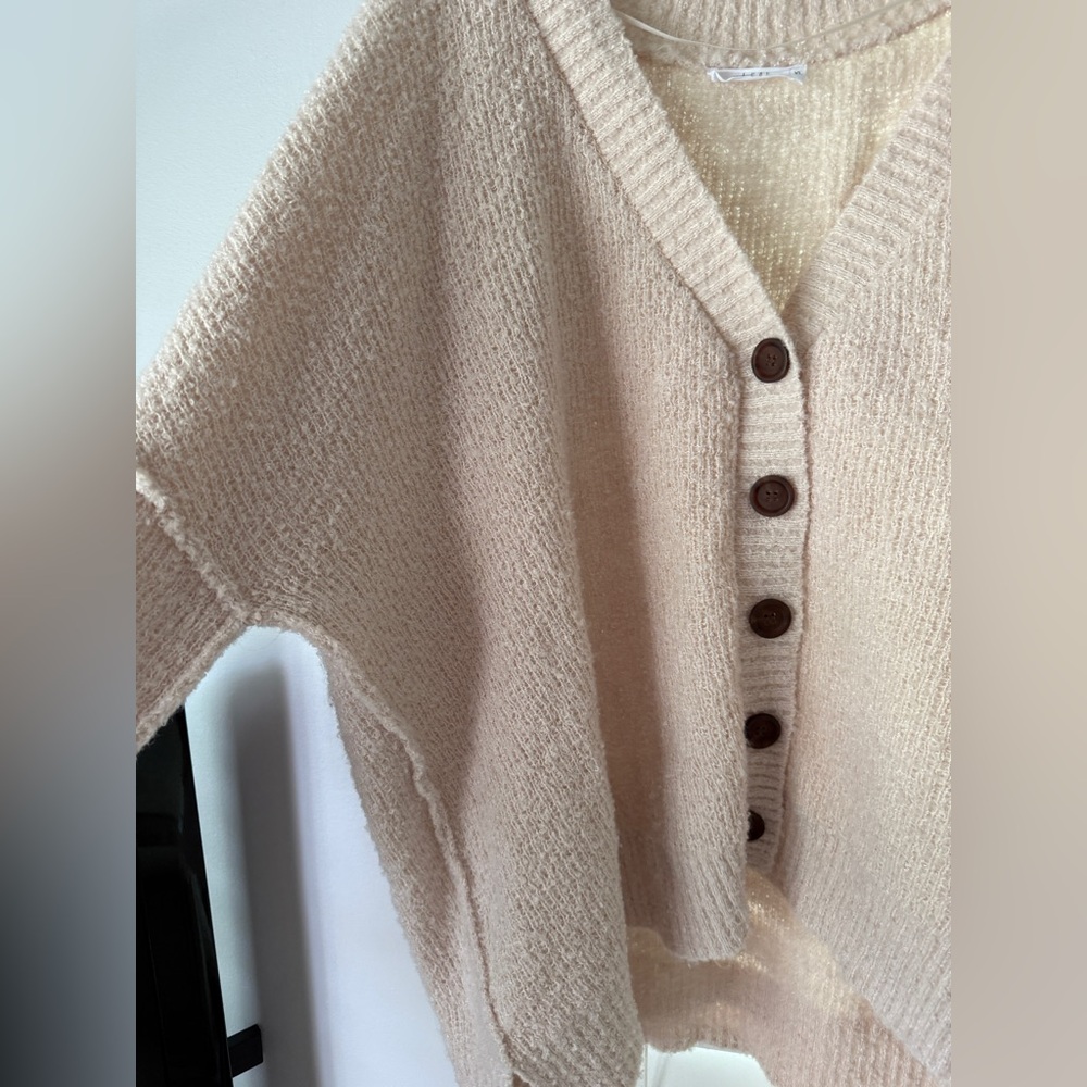 TALULAH Cream Lev Button Cardigan - Picture 3 of 4